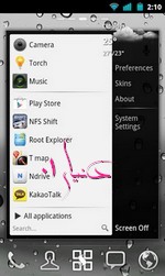 Start menu for Android