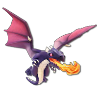 روند تغییرات اژدها در بازی کلش اف کلنز Dragon